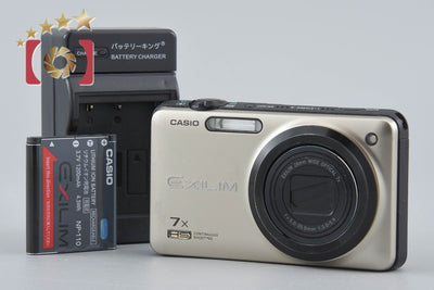 【中古】CASIO カシオ HIGH SPEED EXILIM EX-ZR15 ゴールド コンパクトデジタルカメラ