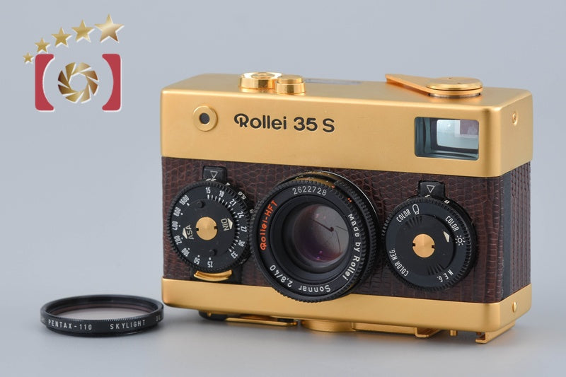 【中古】Rollei ローライ 35S ゴールド 60周年記念モデル コンパクトフィルムカメラ 2026.4月 オーバーホール済み