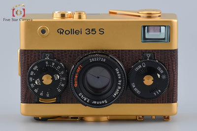 [Used] Rollei 35S Gold 60th Anniversary Model Compact Film Camera, Overhauled in April 2026