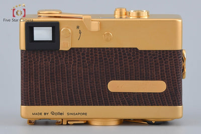 [Used] Rollei 35S Gold 60th Anniversary Model Compact Film Camera, Overhauled in April 2026
