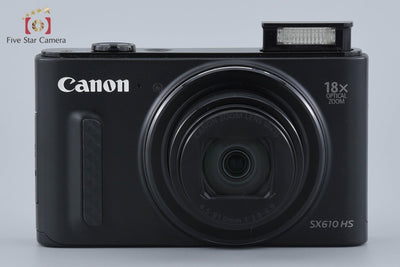 [Used] Canon PowerShot SX610 HS Black Compact Digital Camera