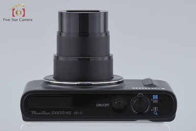 [Used] Canon PowerShot SX610 HS Black Compact Digital Camera