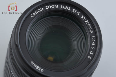 【中古】Canon キヤノン EF-S 55-250mm f/4-5.6 IS II