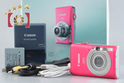 [Used] Canon IXY Digital 110 IS Red Compact Digital Camera with Original Box