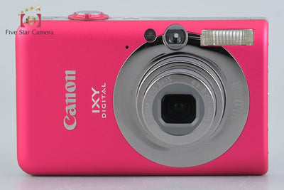 [Used] Canon IXY Digital 110 IS Red Compact Digital Camera with Original Box