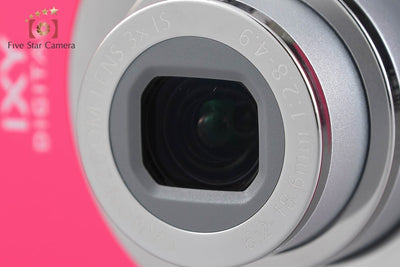 [Used] Canon IXY Digital 110 IS Red Compact Digital Camera with Original Box