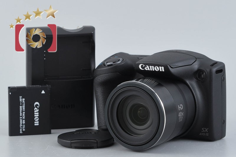 [Used] Canon PowerShot SX410 IS Black Compact Digital Camera