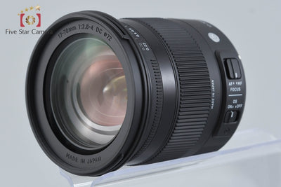 [Used] SIGMA 17-70mm f/2.8-4 DC MACRO OS HSM Contemporary for Canon with Original Box