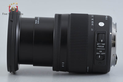 [Used] SIGMA 17-70mm f/2.8-4 DC MACRO OS HSM Contemporary for Canon with Original Box