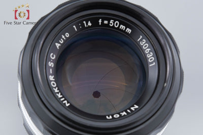 [Used] Nikon NIKKOR-S.C Auto 50mm f/1.4