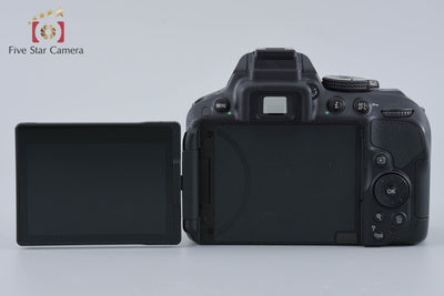 【中古】Nikon ニコン D5300 AF-P 18-55 VR レンズキット ブラック