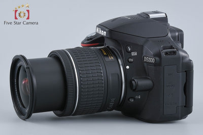 【中古】Nikon ニコン D5300 AF-P 18-55 VR レンズキット ブラック