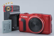 【中古】Canon キヤノン PowerShot SX710 HS レッド コンパクトデジタルカメラ