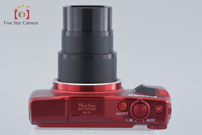 【中古】Canon キヤノン PowerShot SX710 HS レッド コンパクトデジタルカメラ