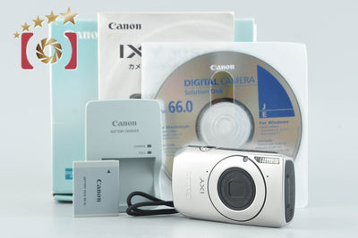 【中古】Canon キヤノン IXY 30S シルバー コンパクトデジタルカメラ 元箱付き