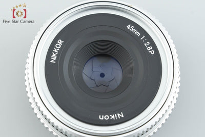 [Used] Nikon Ai-S NIKKOR 45mm f/2.8 P Silver