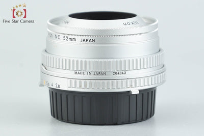 [Used] Nikon Ai-S NIKKOR 45mm f/2.8 P Silver
