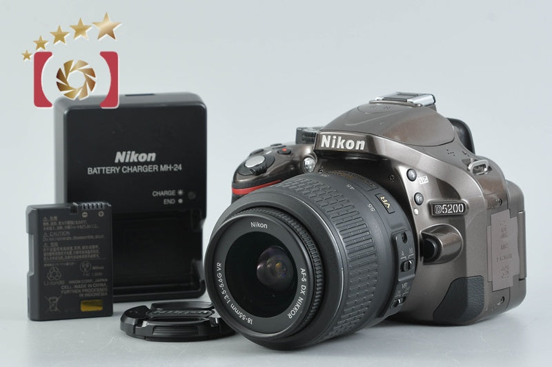 [Used] Nikon D5200 18-55 VR Lens Kit Bronze