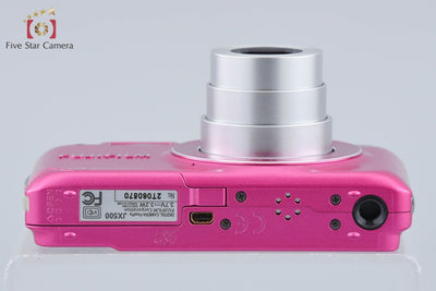【中古】FUJIFILM 富士フイルム FINEPIX JX500 ピンク コンパクトデジタルカメラ