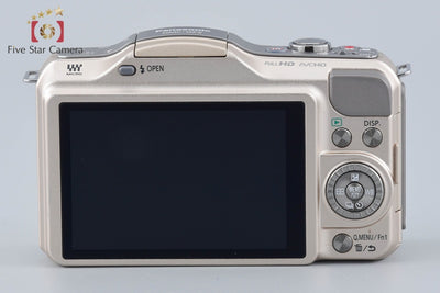 Used: Panasonic LUMIX DMC-GF5 Champagne Gold Mirrorless Interchangeable Lens Camera, Low Shutter Count