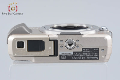 Used: Panasonic LUMIX DMC-GF5 Champagne Gold Mirrorless Interchangeable Lens Camera, Low Shutter Count