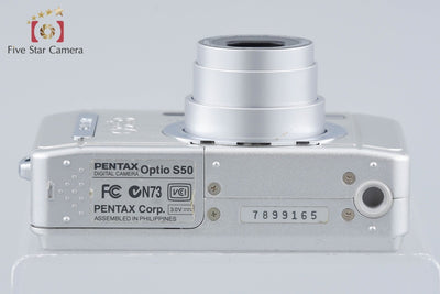 【中古】PENTAX ペンタックス Optio S50 コンパクトデジタルカメラ