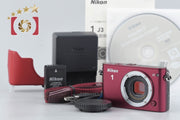 【中古】Nikon ニコン 1 J3 レッド ミラーレス一眼カメラ シャッター回数僅少