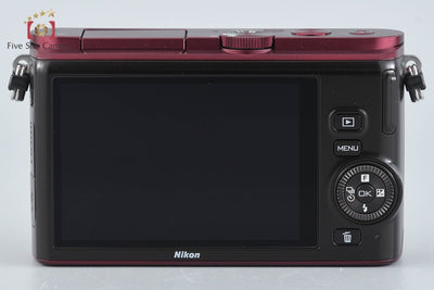 【中古】Nikon ニコン 1 J3 レッド ミラーレス一眼カメラ シャッター回数僅少