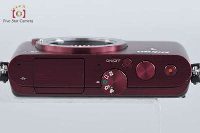 【中古】Nikon ニコン 1 J3 レッド ミラーレス一眼カメラ シャッター回数僅少