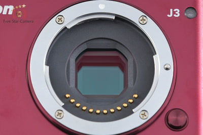 【中古】Nikon ニコン 1 J3 レッド ミラーレス一眼カメラ シャッター回数僅少