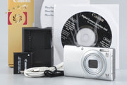[Used] Canon PowerShot A4000 IS Silver Compact Digital Camera with Original Box