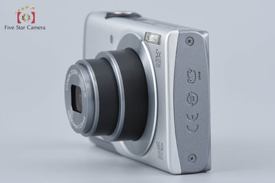 【中古】Canon キヤノン PowerShot A3500 IS シルバー コンパクトデジタルカメラ