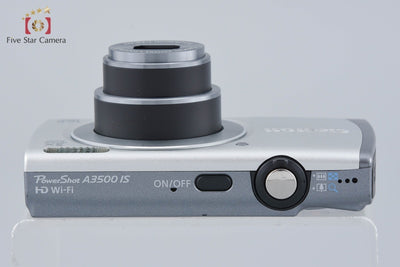 【中古】Canon キヤノン PowerShot A3500 IS シルバー コンパクトデジタルカメラ