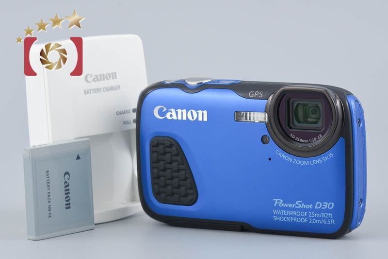 【中古】Canon キヤノン PowerShot D30 コンパクトデジタルカメラ