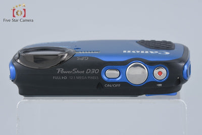 【中古】Canon キヤノン PowerShot D30 コンパクトデジタルカメラ