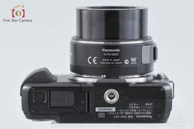 [Used] Panasonic DMC-GF5X 14-42mm Power Zoom Lens Kit, Esprit Black, Low Shutter Count