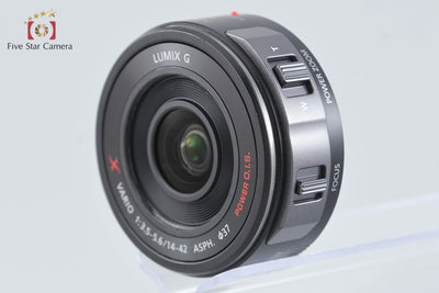 [Used] Panasonic DMC-GF5X 14-42mm Power Zoom Lens Kit, Esprit Black, Low Shutter Count