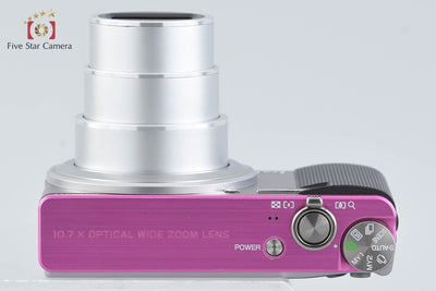 【中古】RICOH リコー CX3 ライトグレーxピンク コンパクトデジタルカメラ シャッター回数僅少 元箱付き