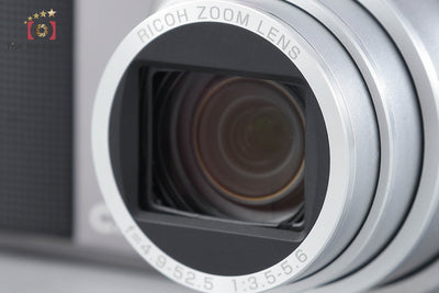 【中古】RICOH リコー CX3 ライトグレーxピンク コンパクトデジタルカメラ シャッター回数僅少 元箱付き