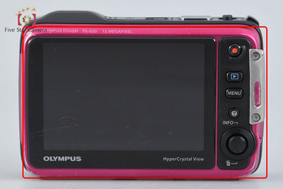 【中古】OLYMPUS オリンパス TOUGH TG-620 ピンク コンパクトデジタルカメラ