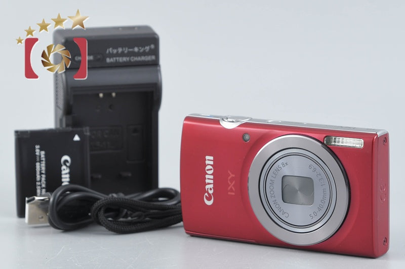 [Used] Canon IXY 150 Red Compact Digital Camera