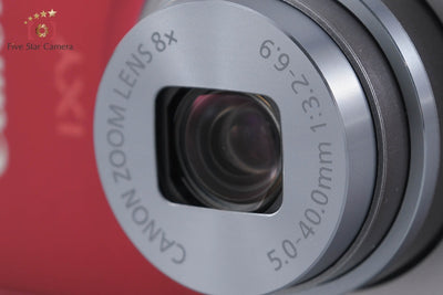 [Used] Canon IXY 150 Red Compact Digital Camera