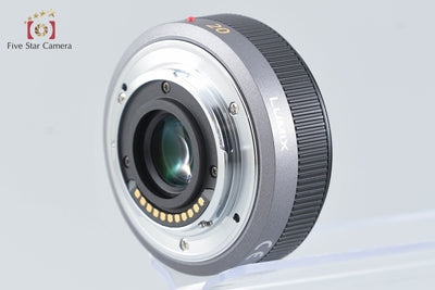 [Used] Panasonic LUMIX G 20mm f/1.7 ASPH. H-H020 with Original Box