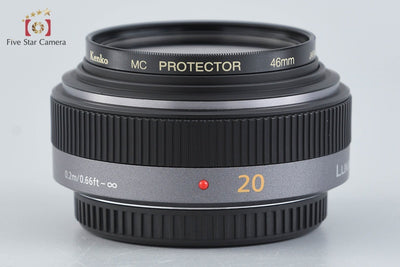 [Used] Panasonic LUMIX G 20mm f/1.7 ASPH. H-H020 with Original Box