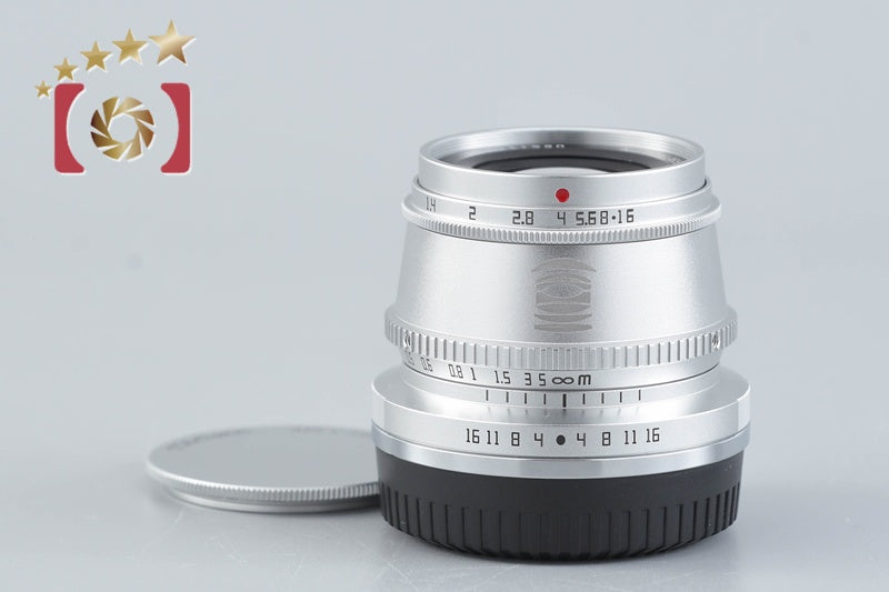 【中古】銘匠光学 TTArtisan 35mm f/1.4 シルバー 富士フイルムXマウント用