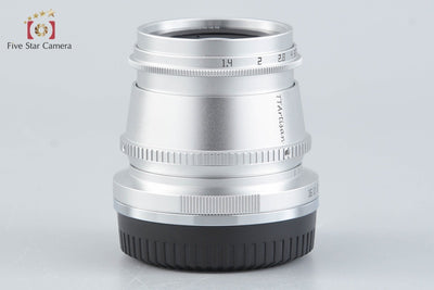 【中古】銘匠光学 TTArtisan 35mm f/1.4 シルバー 富士フイルムXマウント用