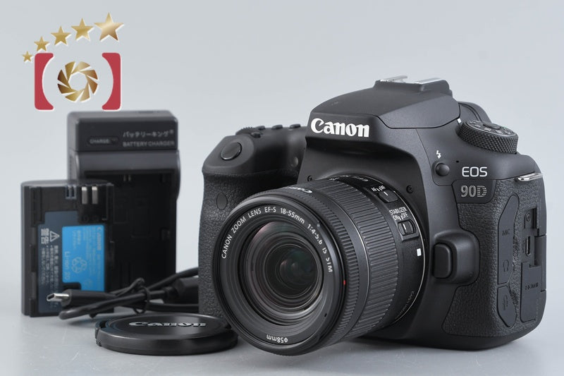 [Used] Canon EOS 90D + EF-S 18-55mm f/4-5.6 IS STM - Low Shutter Count