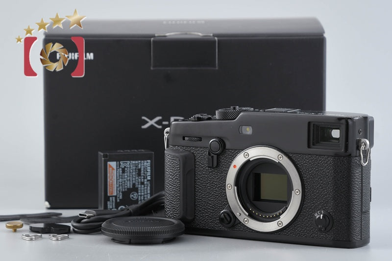 【中古】FUJIFILM 富士フイルム X-Pro3 ブラック ミラーレス一眼カメラ 元箱付き