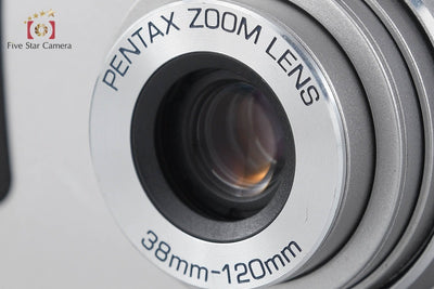 【中古】PENTAX ペンタックス ESPIO 120Mi シルバー コンパクトフィルムカメラ