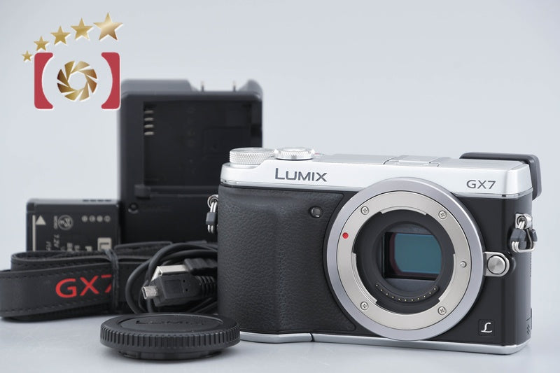 【中古】Panasonic パナソニック LUMIX DMC-GX7 シルバー ミラーレス一眼カメラ